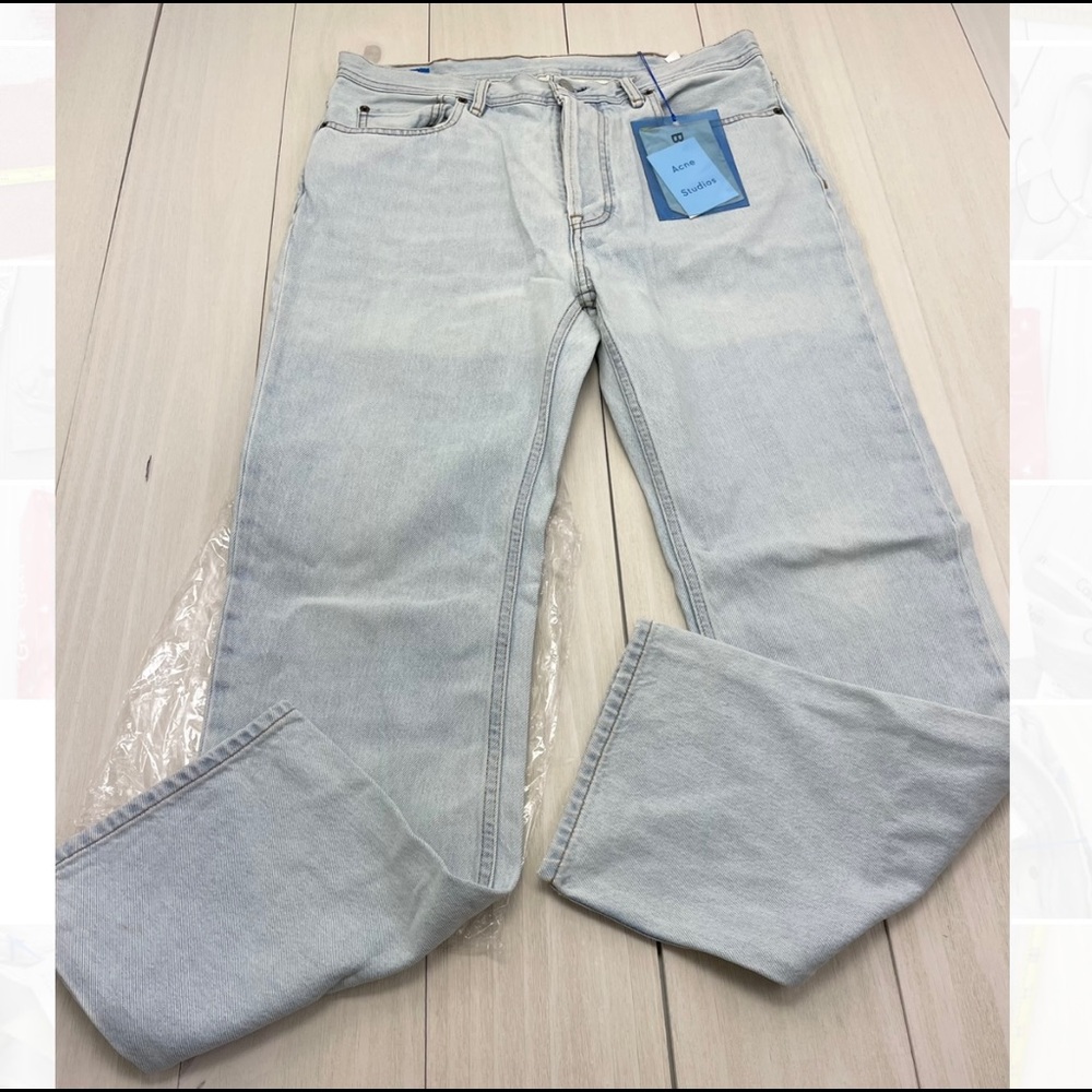 ACNE STUDIOS BLÅ KONST 28/34 Oversized Blue Jeans
